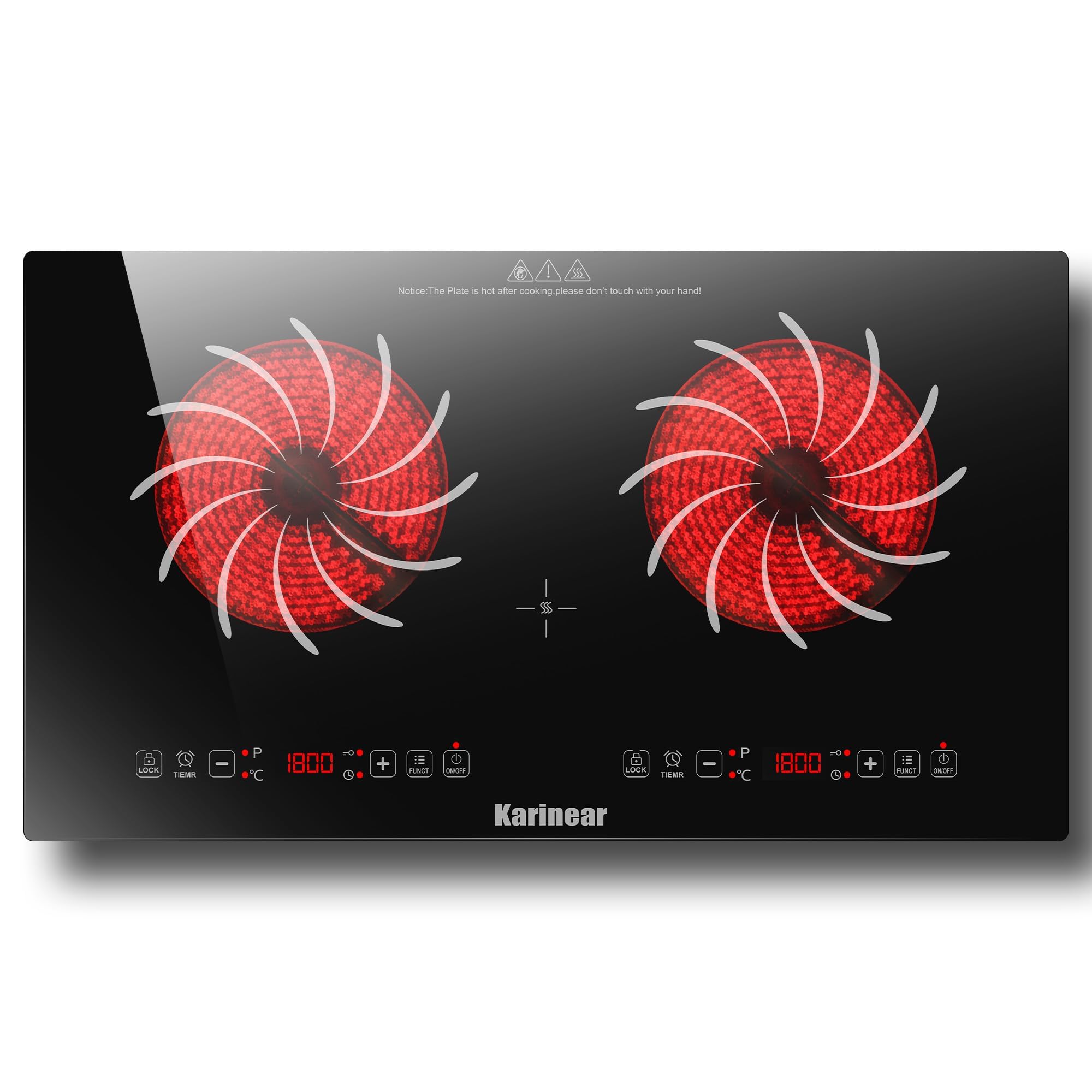 Hot Pot Portable Dual - Электрическая плита Karinear 2 Brenner 110В,
