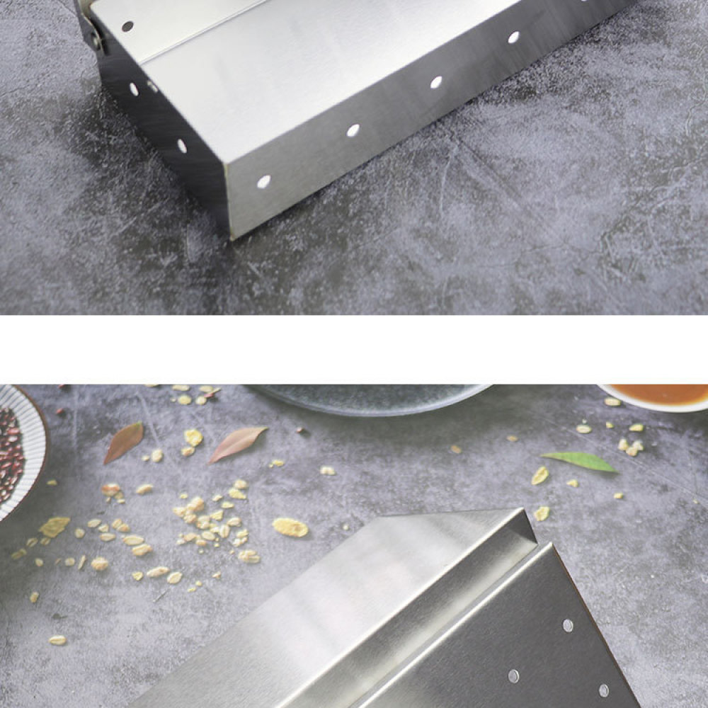 Smoker Box Wood Chip - Контейнер для копчения из нержавеющей стали,