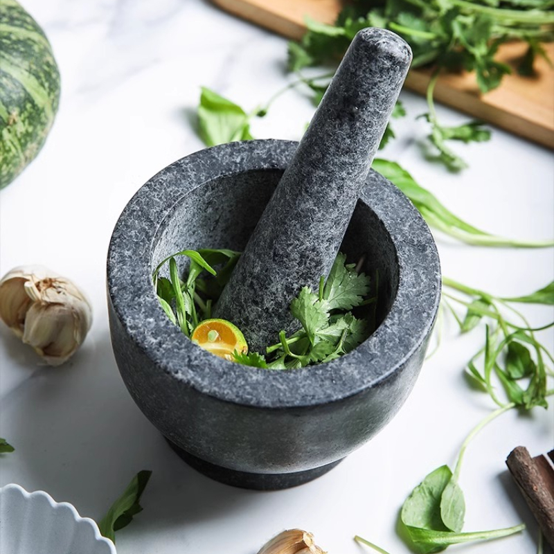 Mortar Pestle Granite - Набор растворов и пестика, чаша для