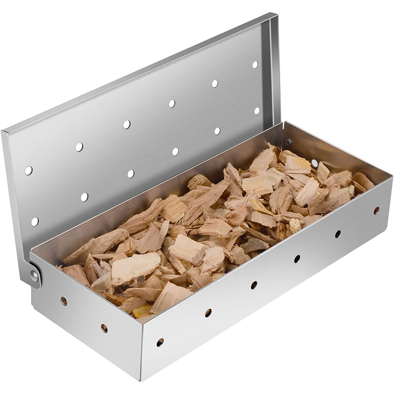 Smoker Box Wood Chip - Коробка для курильщика для барбекю, коробка