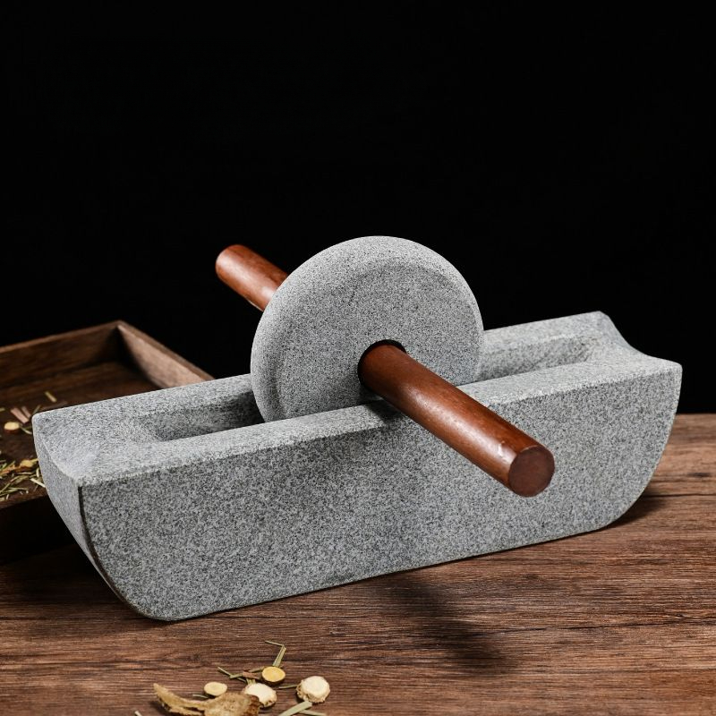 Mortar Pestle Granite - Домашний набор мельниц в китайском стиле,