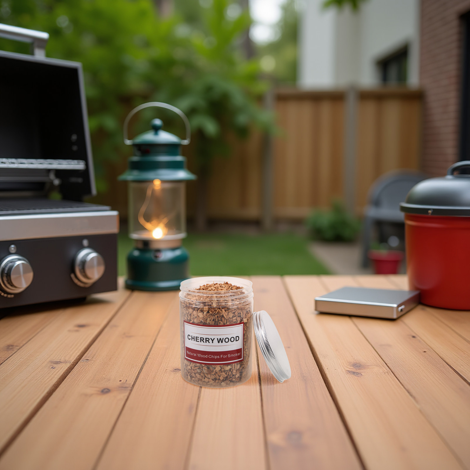 Smoker Box Wood Chip - 1 коробка вишневых древесных щепок для