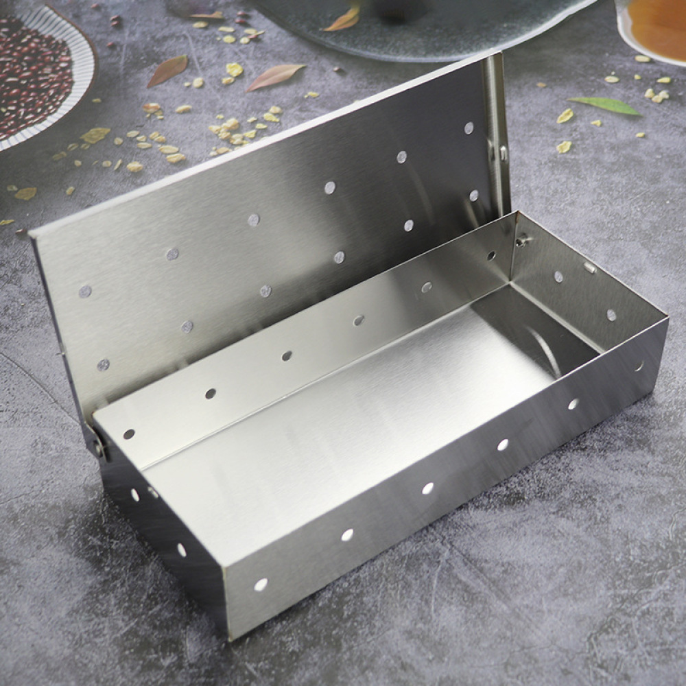 Контейнер для копчения из нерж – обзор и цена Smoker Box Wood Chip