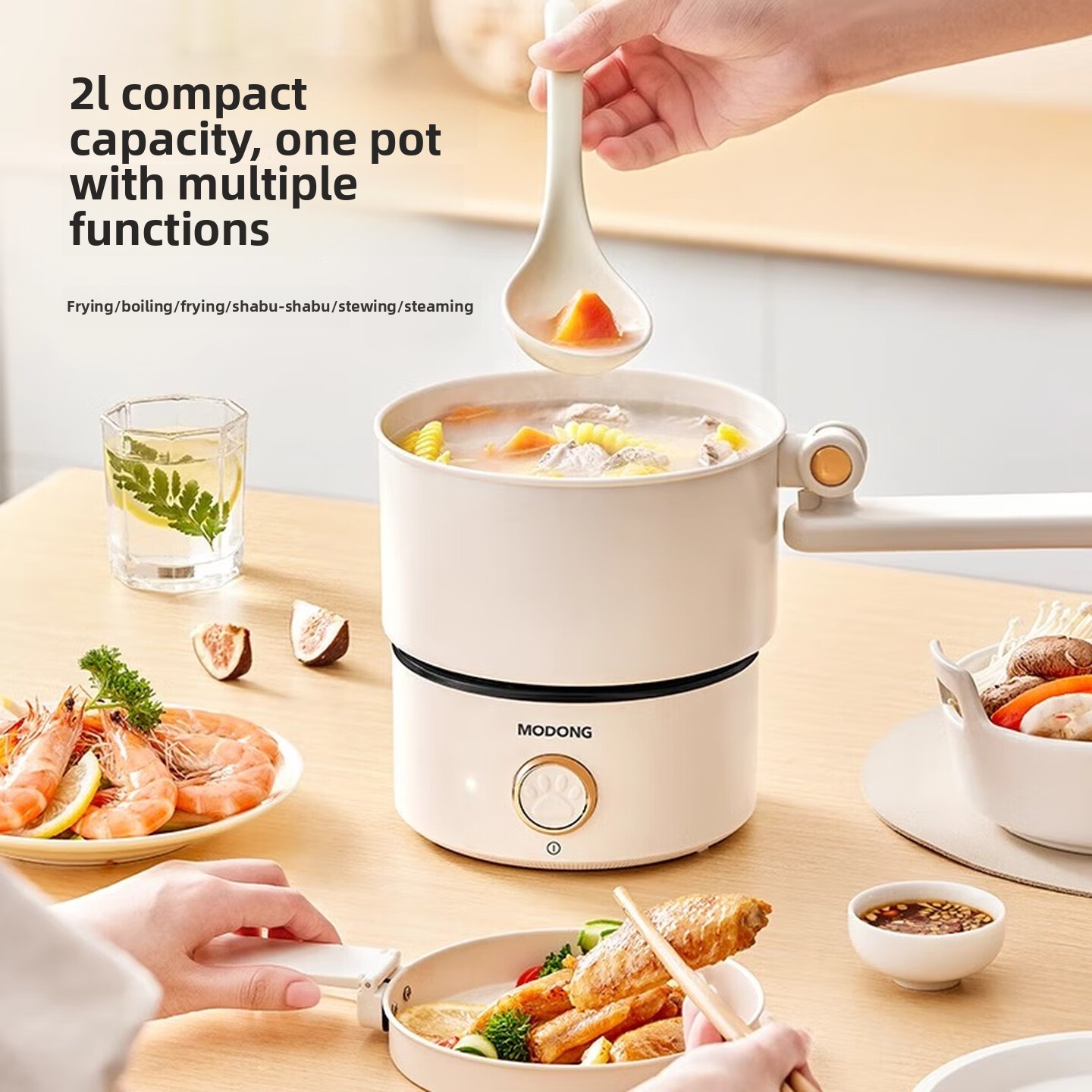 2-литровая складная электричес – обзор и цена Hot Pot Portable Dual