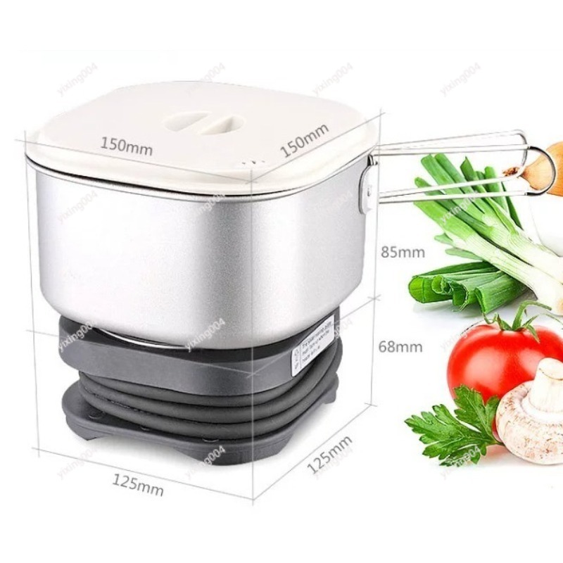 Портативная мини-электрокастрю – обзор и цена Hot Pot Portable Dual