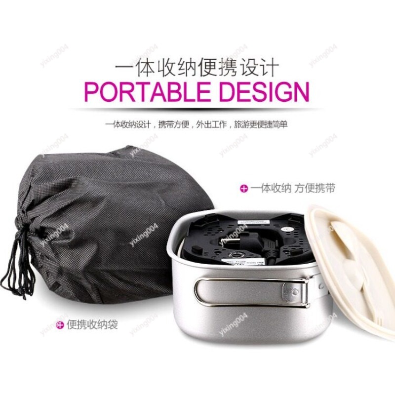 Портативная мини-электрокастрю – обзор и цена Hot Pot Portable Dual