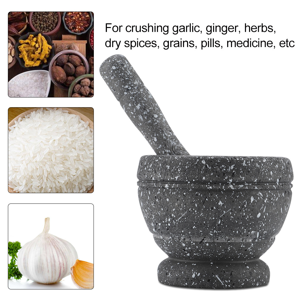 1 шт., ручной пластиковый раст – обзор и цена Mortar Pestle Granite