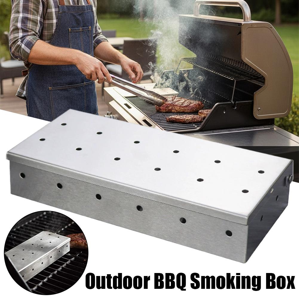 Коробка-коптильня из нержавеющ – обзор и цена Smoker Box Wood Chip