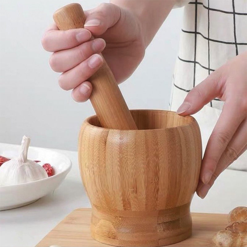 Кухонный традиционный деревянн – обзор и цена Mortar Pestle Granite