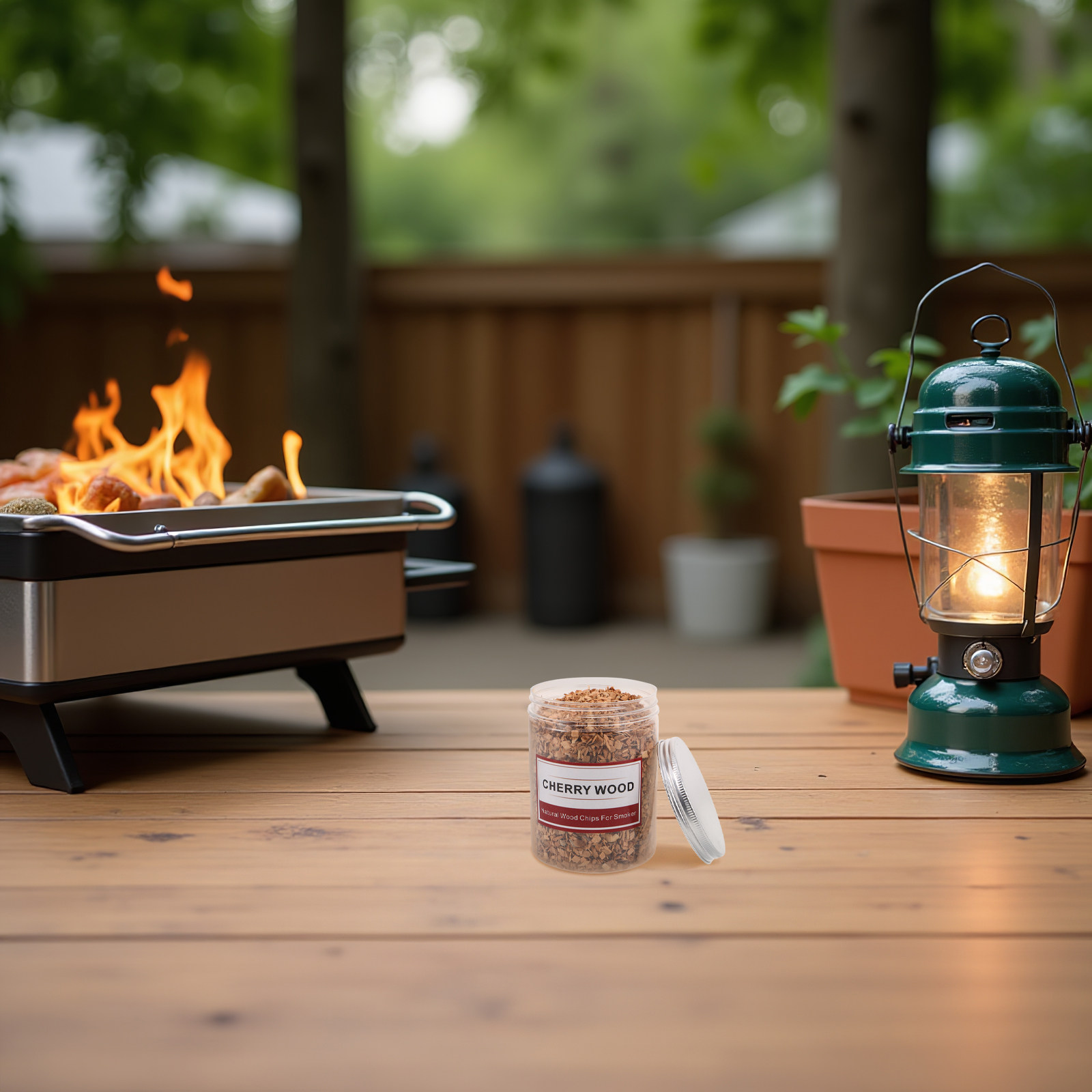 1 коробка вишневых древесных щ – обзор и цена Smoker Box Wood Chip