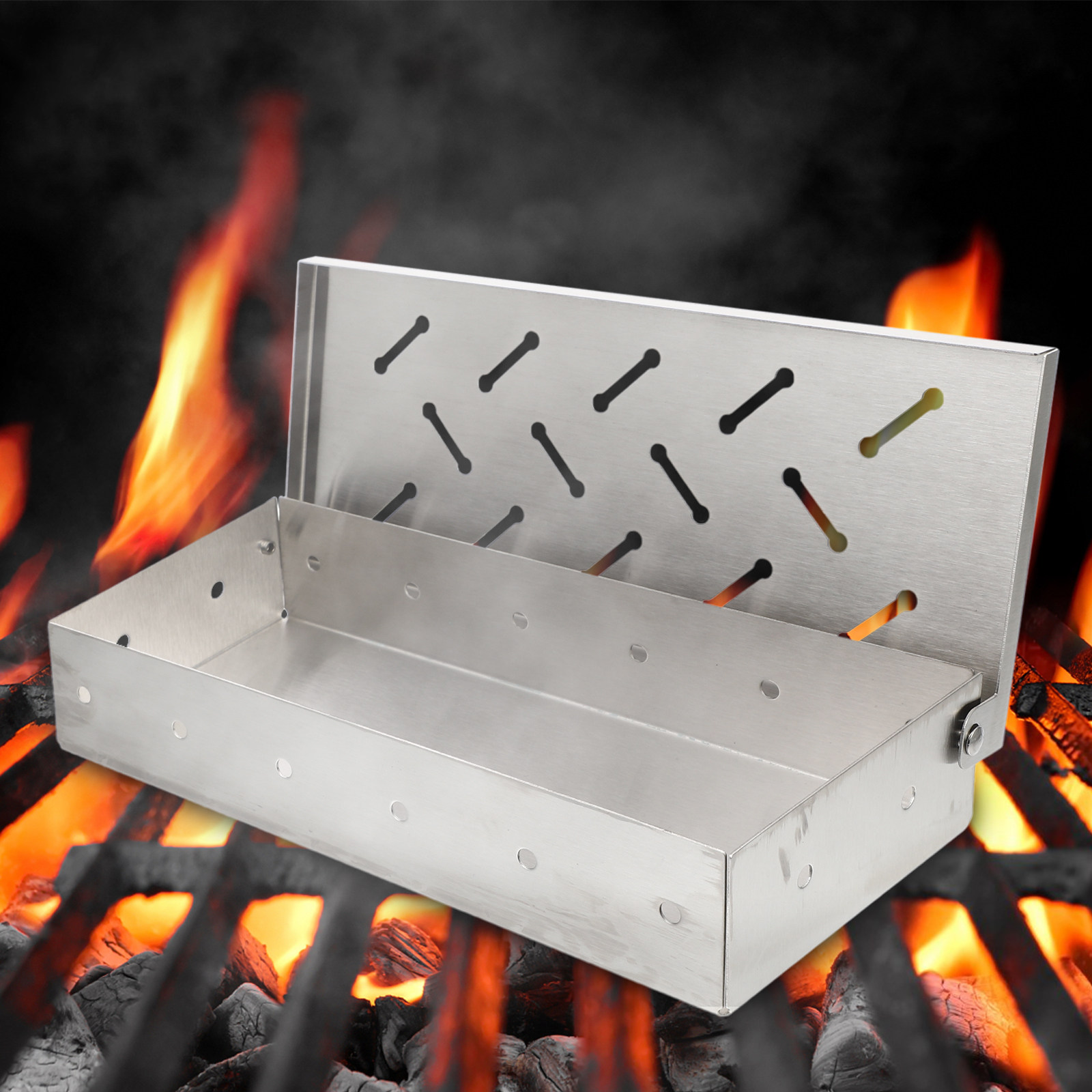 Большой коптильный ящик из нер – обзор и цена Smoker Box Wood Chip